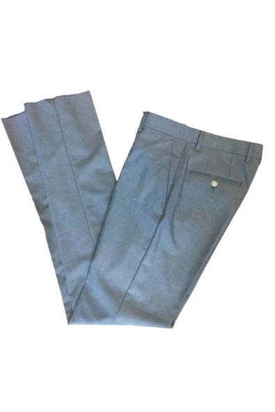 Tuba Erkek Slimfit Kumaş Pantolon Açık Gri - 3