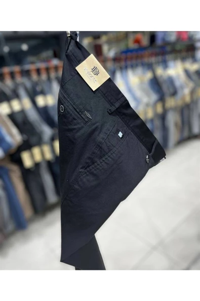 BORGESS ERKEK YAN CEPLİ PAMUKLU LİKRALI ESNEK CASUAL FİT PANTOLON - 3