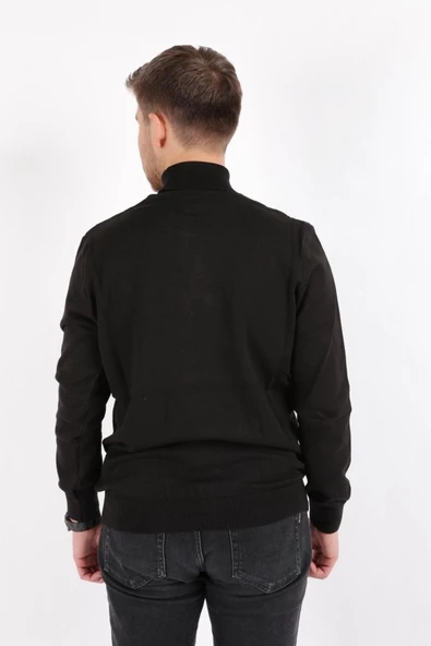 Brango 21038-22k Erkek Boğazlı Triko Kazak - 5