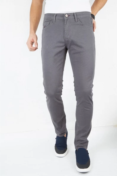 Brango Pamuklu Spor Pantolon Antrasit Gri