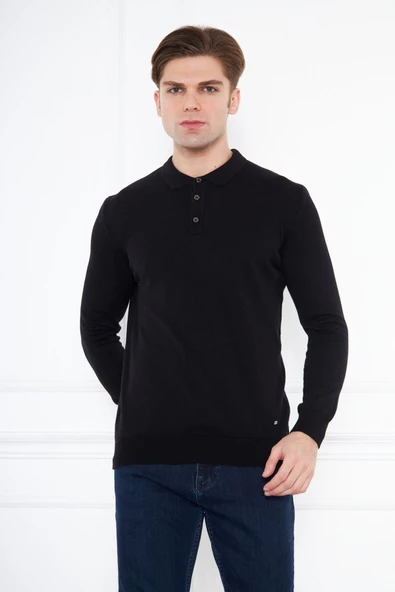 Brango  POLO YAKA KLASİK TRİKO KAZAK - 5