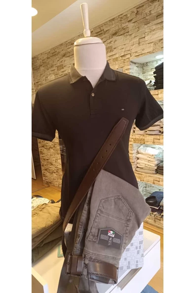 Qwerty CLASIC POLO YAKA MERSERİZE T-SHİRT - 5