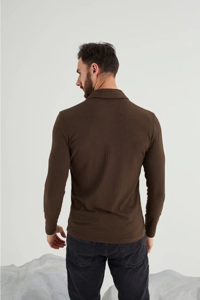 Qwerty Erkek Gömlek Yaka Kısa Kollu T-shirt - 2