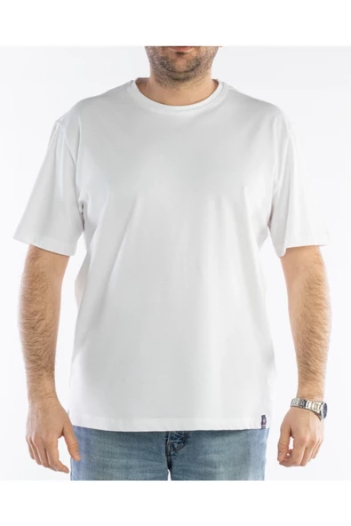 Qwerty T-shırt Basıc Battal