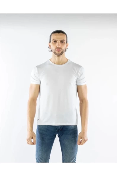 Qwerty  T-shirt Basic Bisiklet Yakalı - 3