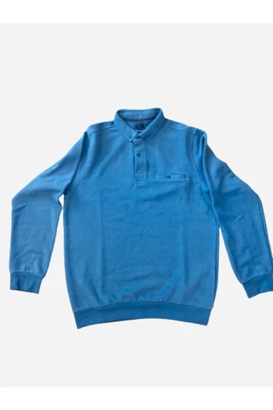 Qwerty  Polo Yaka Kuşaklı Cepli Sweatshirt - 3
