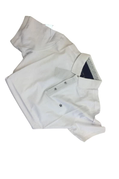 Qwerty  Polo Yaka Kuşaklı Garnili T-shirt - 4
