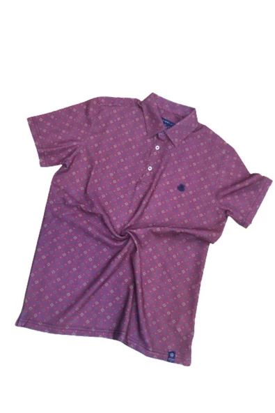 Qwerty Polo Yaka Ve Gömlek Yakalı Desenli T-shırt - 4