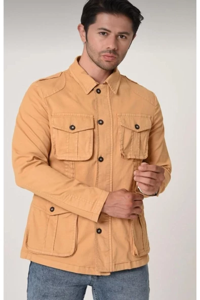 Brango  Erkek Safari Cepli Trençkot - 2