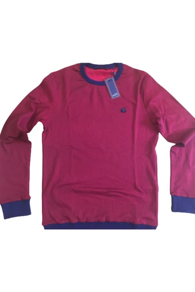 Qwerty  Erkek Sweat Ribanalı Kırmızı - 3