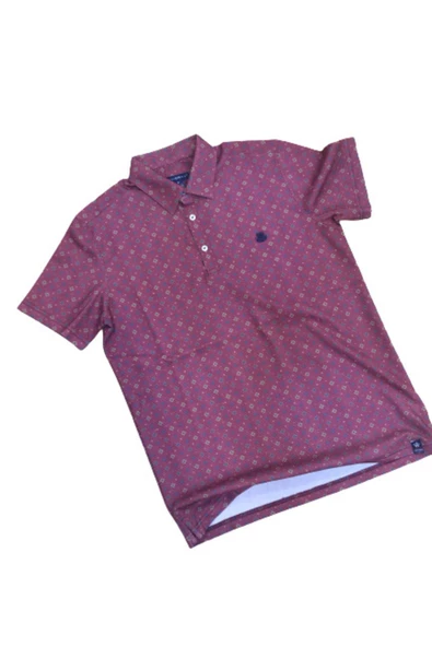 Qwerty Polo Yaka Ve Gömlek Yakalı Desenli T-shırt