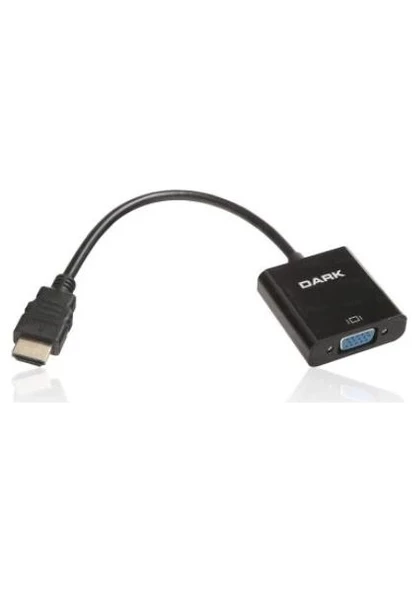 DARK DK-HD-AHDMIXVGA4  HDMI=>VGA DIGITAL-ANALOG ÇEVİRİCİ (Giriş:HDMI => Çıkış:VGA)