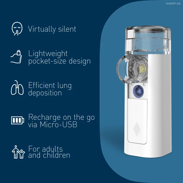 Omron Mini Air 360+ Taşınabilir Nebilizatör (360P-E) - 2