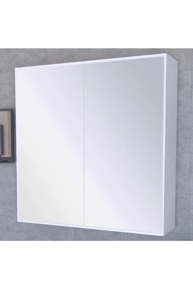 Makbulce Lavobo Üstü Aynalı Banyo Dolabı - 7