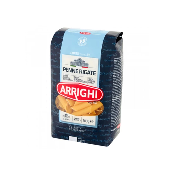 Arrighi Penne Rigate Kalem Makarna İtalyan Makarnası 500 g e - 2