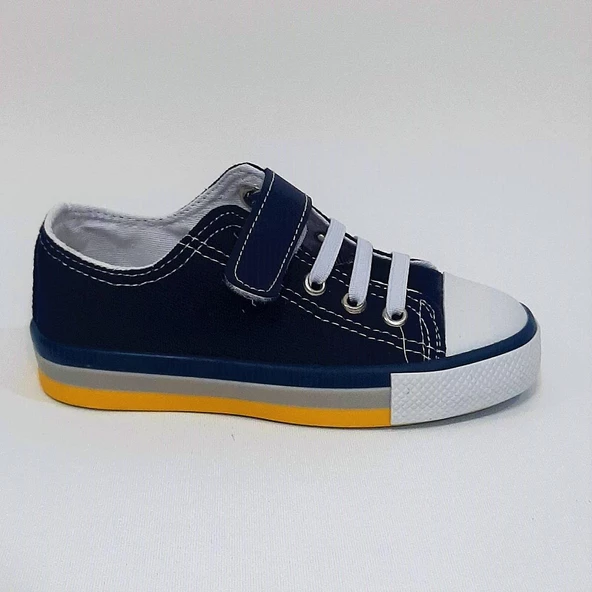 Fiyra 9002 Lacivert Keten Sneaker Cırtlı Çocuk Spor Ayakkabı - 3