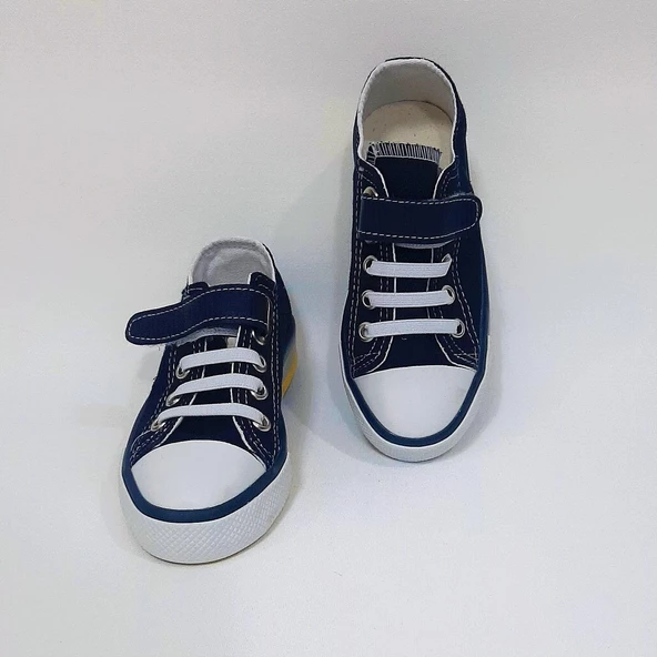 Fiyra 9002 Lacivert Keten Sneaker Cırtlı Çocuk Spor Ayakkabı - 2