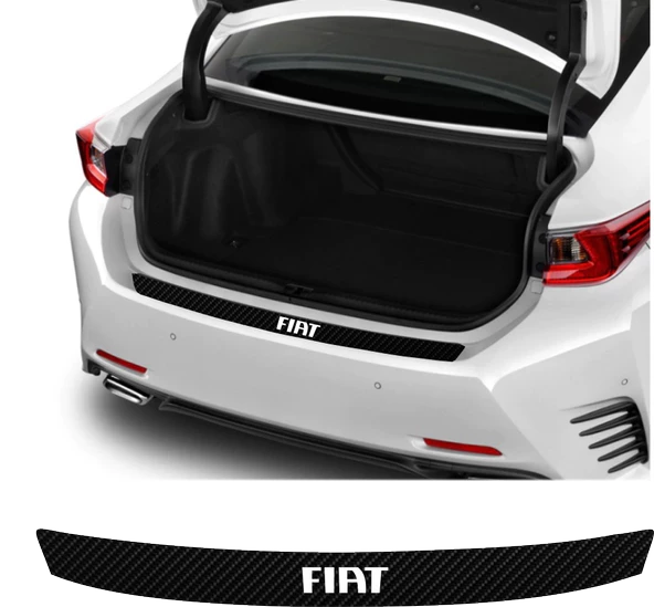 Fiat Egea İçin özel yeni uyumlu Aksesuar Oto Arka Tampon Bagaj Koruyucu özel yeni sticker 92*7 Cm - 1