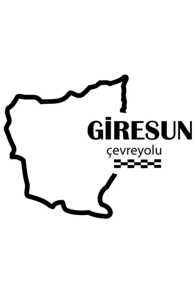 Giresun Çevreyolu özel yeni sticker 12*9 Cm