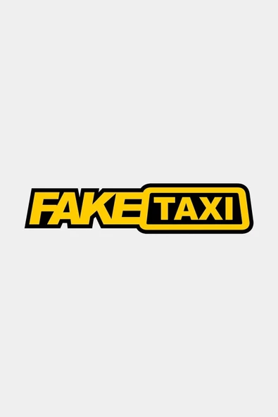 Fake Taxi Oto Cam özel yeni sticker 14*3 Cm - 1