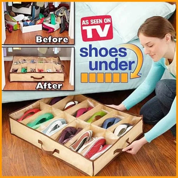 Shoes Under (portatif Ayakkabı Saklama Hurcu) - 4
