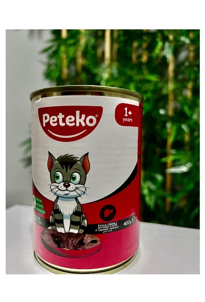 Peteko tavuk ciğerli yaş mama 400 gr +1 years