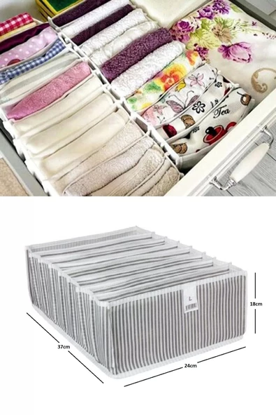 Akordiyon Çekmece  Düzenleyici Organizer 8 Gözlü - 2