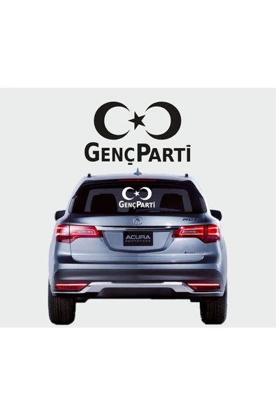 Genç Parti Logo Oto özel yeni sticker 25*30 Cm