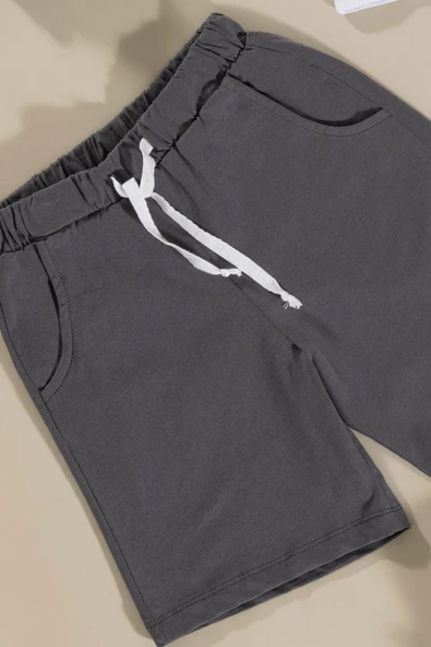 Kaplan Baskılı Beyaz Tshirt Şort Takım - 3