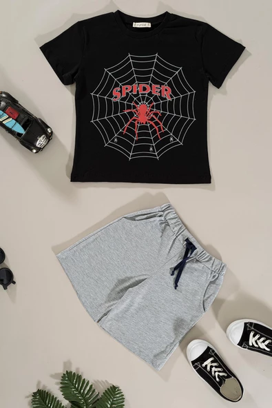 Spider Baskılı Alt Üst Takım ürün görseli