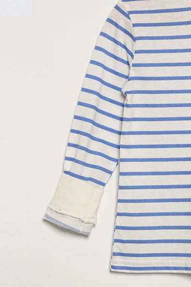 Bisiklet Yaka Uzun Kol Saks Alt Üst Takım - Resim 4