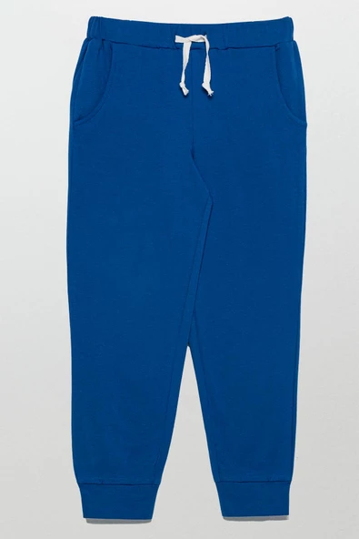 Çizgili Sweatshirt Jogger Saks Alt Üst Takım - 3