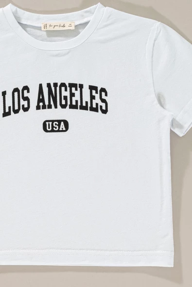 Baskılı Tshirt Yeşil Şort Alt Üst Takım - Resim 2