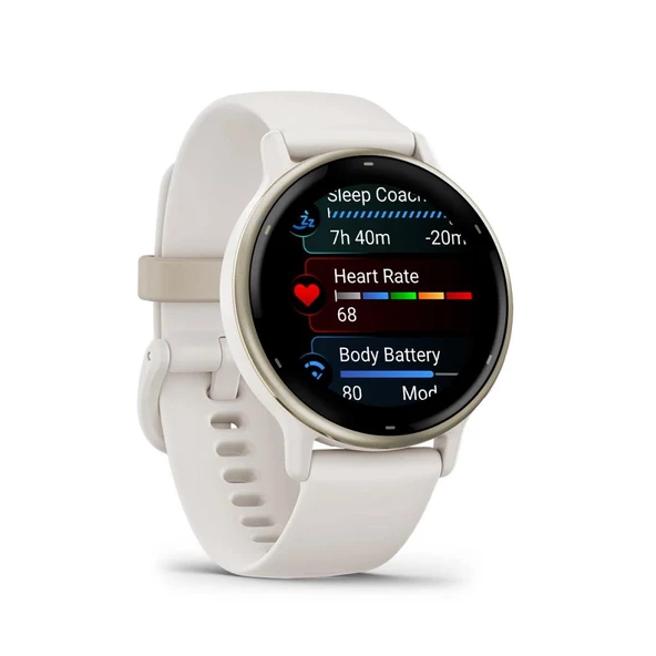 Garmin Vivoactive 5 - Fildişi Kayışlı Akıllı Saat - 2