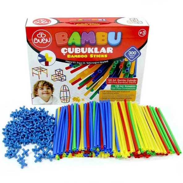 Bubu Bambu Çubuklar 300 Parça (BUBU-BC0001)