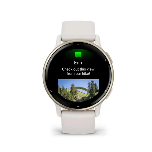 Garmin Vivoactive 5 - Fildişi Kayışlı Akıllı Saat