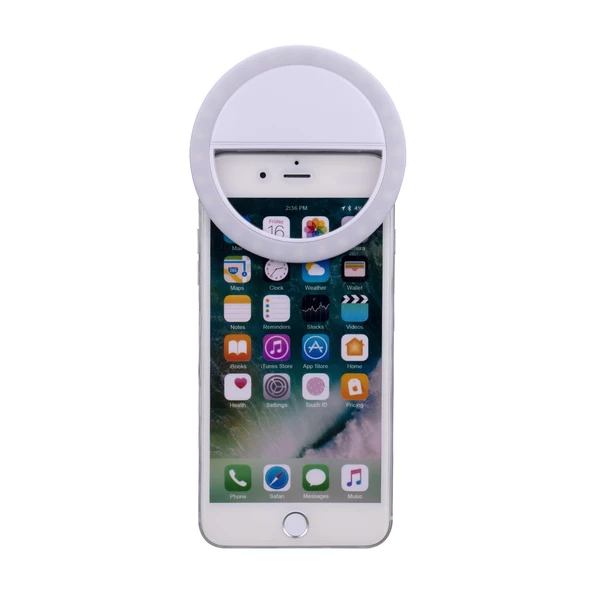 Led Selfie Işığı Şarjlı Mandallı S-link SL-SF300