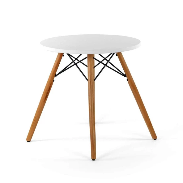 Seduna Eames Child 2x1 Sandalye Masa Takım | Natural Ahşap Ayaklı - 4