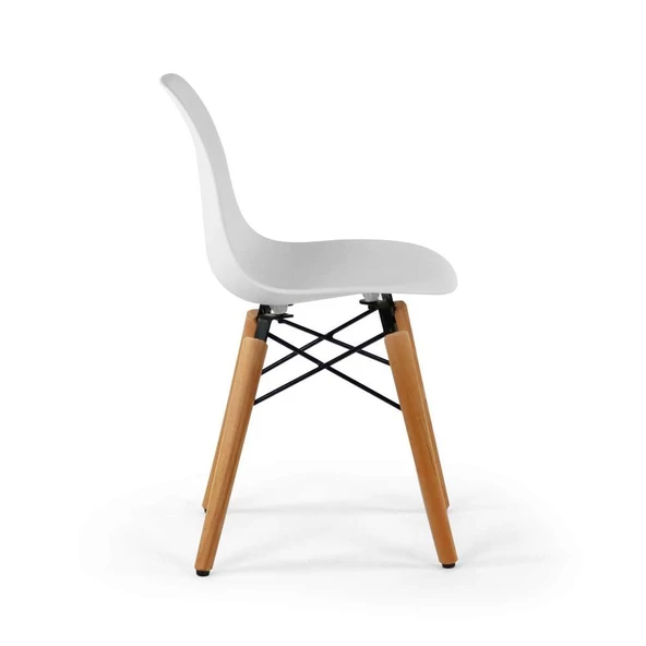 Seduna Eames Child Sandalye 2 Adet | Natural Ahşap Ayaklı - 10