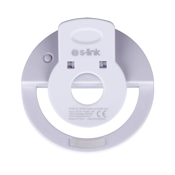 Led Selfie Işığı Şarjlı Mandallı S-link SL-SF300 - 6