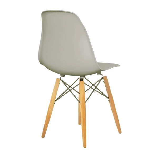 Seduna Eames Sandalye | Natural Ahşap Ayaklı - 10