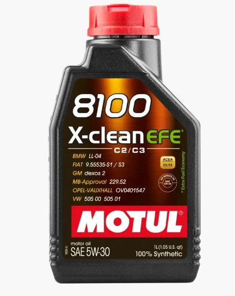 Motul 8100 X-clean Efe C2/c3 5w30 4 Lt (2024)