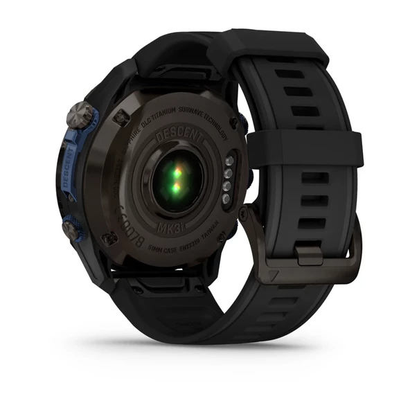 Garmin Descent Mk3i 51 Mm Karbon Gri Dlc Titanyum Siyah Silikon Kayışlı - 5
