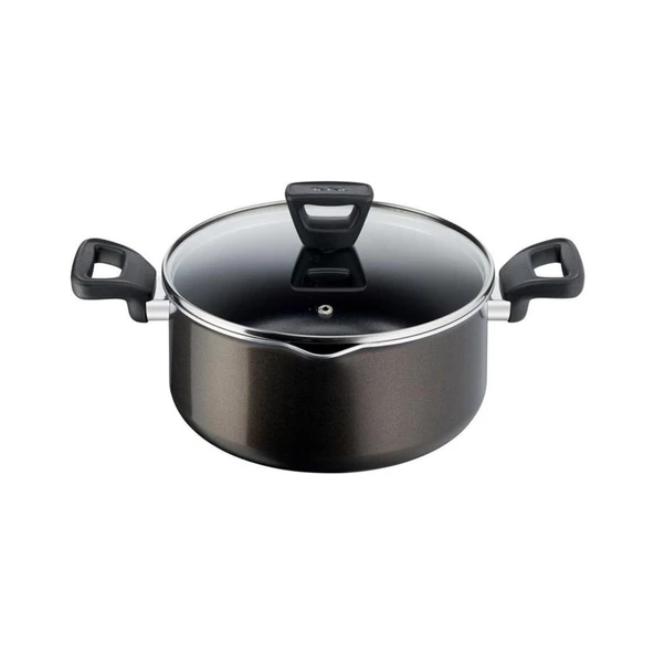 TEFAL TİTANİUM 1X XL DİFÜZYON TABANLI DERİN TENCERE 24CM