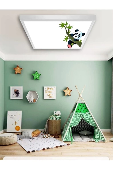 Gökyüzü Panel 60x60-çocuk-odası-avize-led-54w-lamba-6500k-doğal-beyaz-avize-dekoratif-çocuk-avize-modelleri