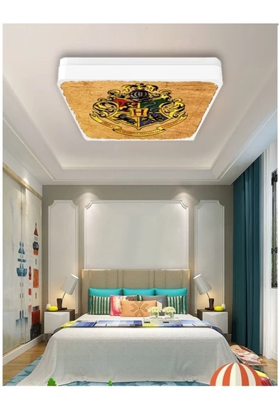 Gökyüzü Panel Harry Potter-led Avize-25watt-30cm X 30cm Çocuk Odası Avize - 3