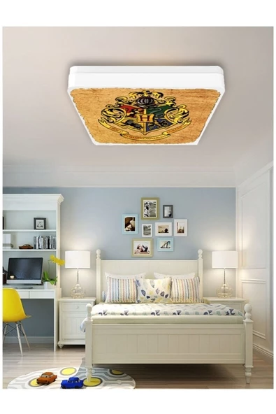 Gökyüzü Panel Harry Potter-led Avize-25watt-30cm X 30cm Çocuk Odası Avize - 5