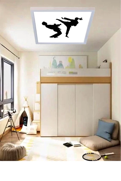Gökyüzü Panel Judo Led Aydınlatma - 54w Tavana Model Hd Avize- 60x60 - Beyaz Işık - 3