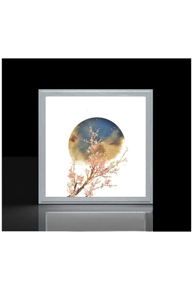 Gökyüzü Panel Dolunay Tasarım-modern Avize-60x60 Ledli-tavan Avize--54watt-tavana Yapışık Lamba-yatak Odası Avize- - 4