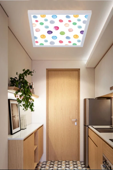 Gökyüzü Panel Homojen Işık Led Panel Aydınlatma 54w Avize 60cmx60cm - 3